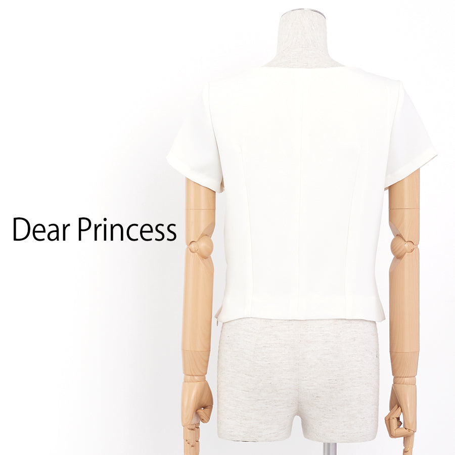 2way ローンレースハニカム セットアップ(Sサイズ／オレンジ／Dear Princess(ディアプリンセス))USED