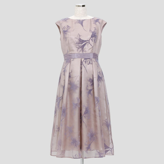 フラワーフロッキー ワンピース(Mサイズ／ベージュ／Dear Princess(ディアプリンセス))USED