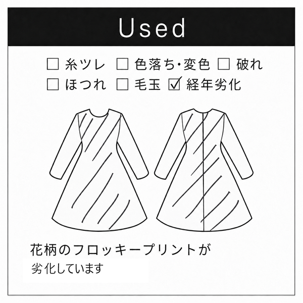 フラワーフロッキー ワンピース(Sサイズ／ベージュ／Dear Princess(ディアプリンセス))USED