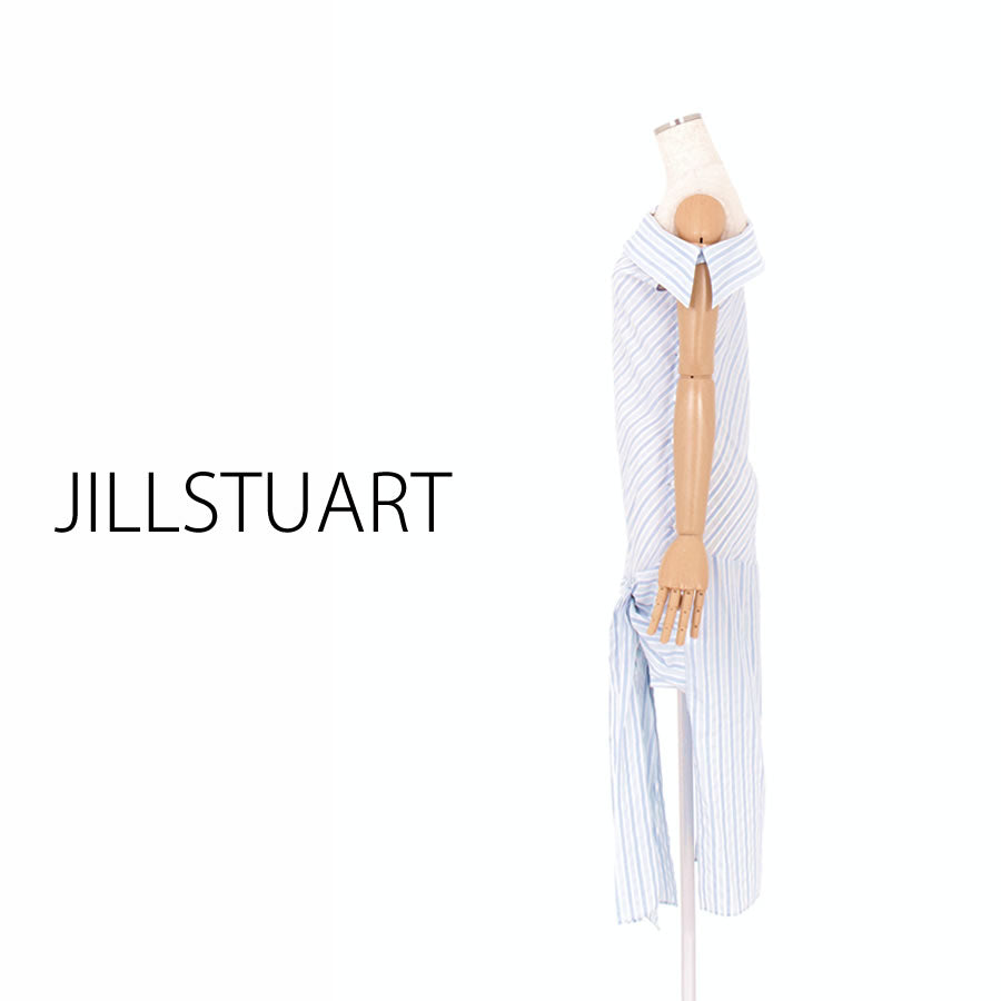 オールマン ワンショルダーワンピース(Sサイズ／ブルー・水色／JILLSTUART(ジル スチュアート)),春,夏,USED