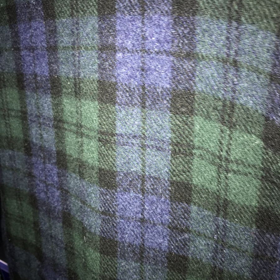 BRITISH WOOL CHECK DRESS チェックワンピース(Mサイズ／グリーン／THE DUFFER of St.GEORE(ザ ダファー オブ セントジョージ))