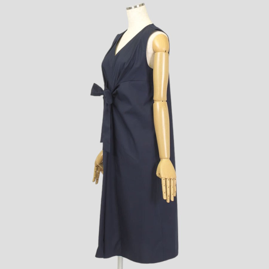 UVカット　2WAY　フロントリボンワンピース (Mサイズ／ネイビー／ROPE'(ロペ))USED