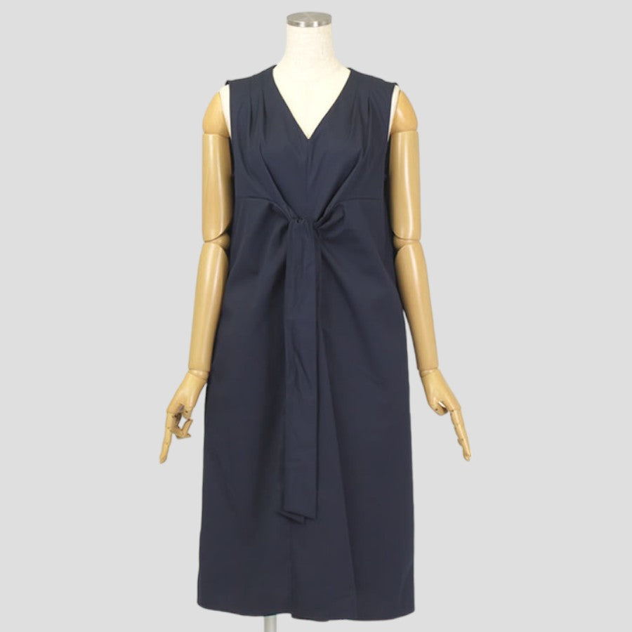 UVカット　2WAY　フロントリボンワンピース (Mサイズ／ネイビー／ROPE'(ロペ))USED