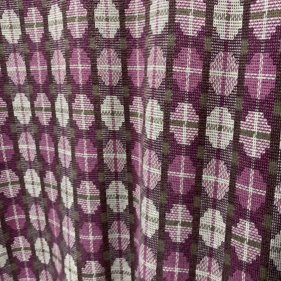 3/4スリーブ ジャカード ポンチ ドレス(Lサイズ／ピンク／LAURA ASHLEY(ローラ アシュレィ))USED