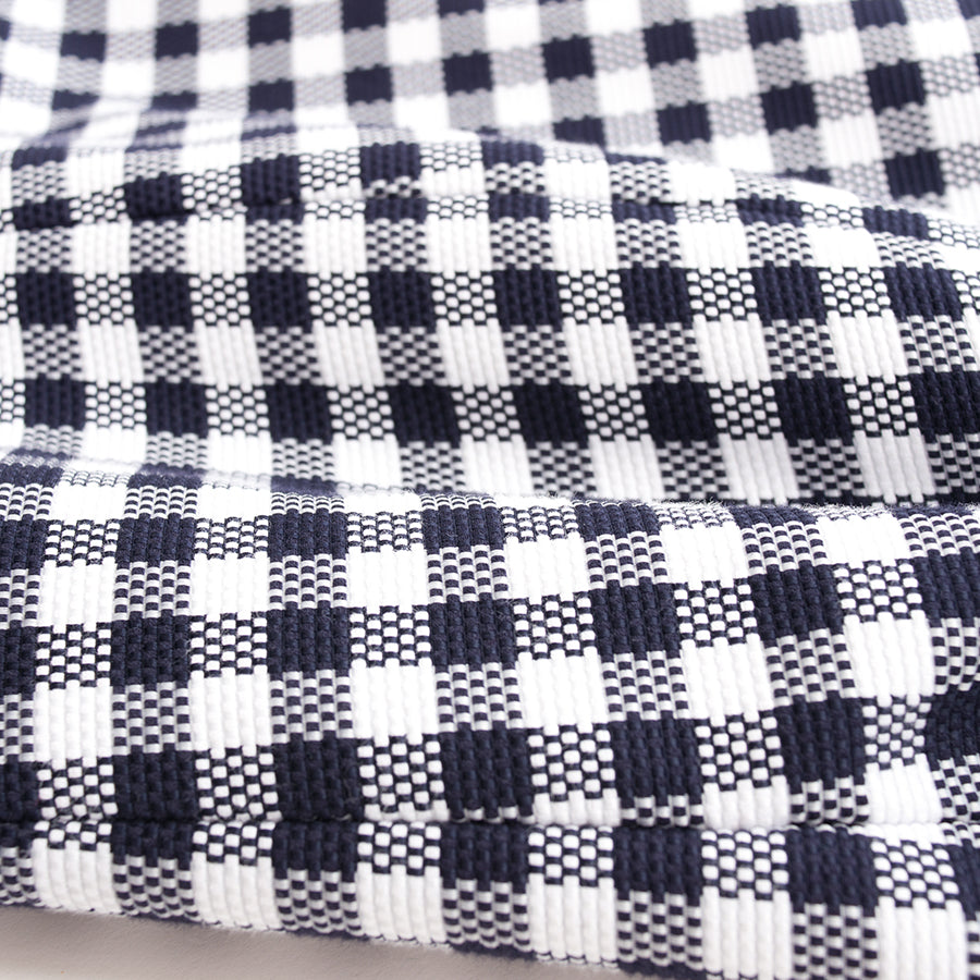 ギンガムチェックショートスリーブワンピース(XLサイズ／ネイビー／BROOKS BROTHERS(ブルックス ブラザーズ))USED