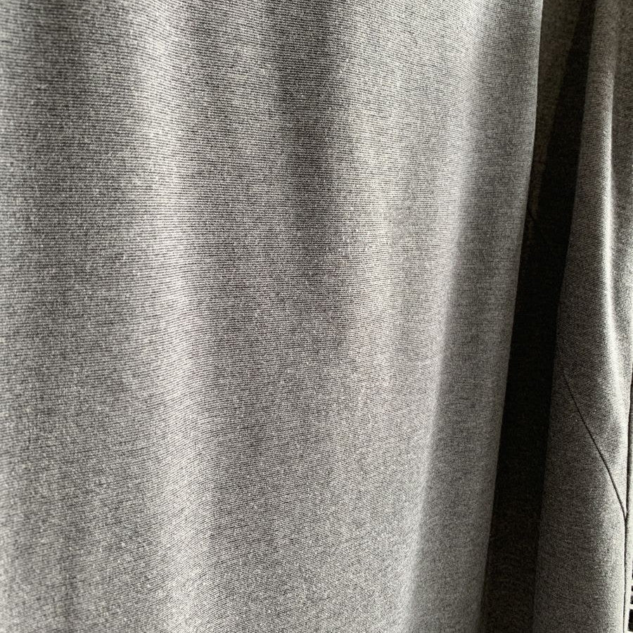異素材ドッキングワンピース(Mサイズ／グレー／自由区(ジユウク)),春,秋,冬,USED