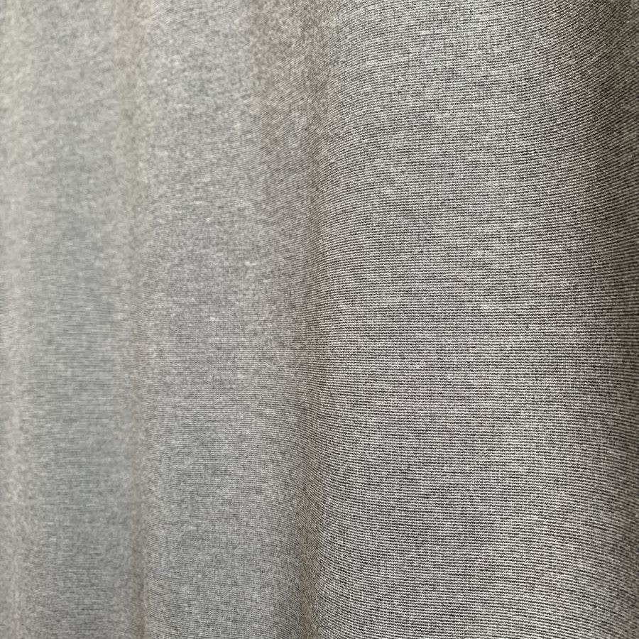 異素材ドッキングワンピース(Mサイズ／グレー／自由区(ジユウク))USED