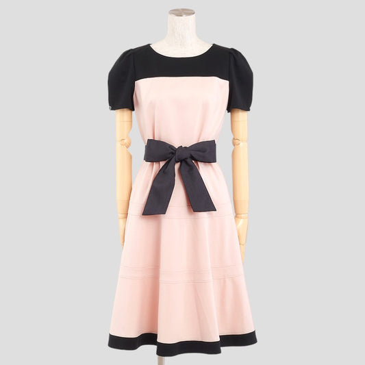 スーピマコットンポンチドレス(Mサイズ／ピンク／TO BE CHIC(トゥービーシック))USED