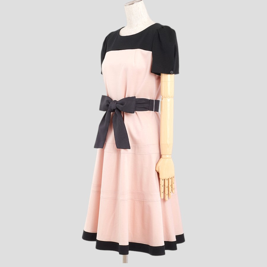 スーピマコットンポンチドレス(Mサイズ／ピンク／TO BE CHIC(トゥービーシック))USED