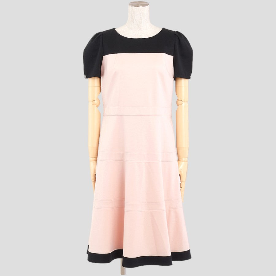 スーピマコットンポンチドレス(Mサイズ／ピンク／TO BE CHIC(トゥービーシック))USED