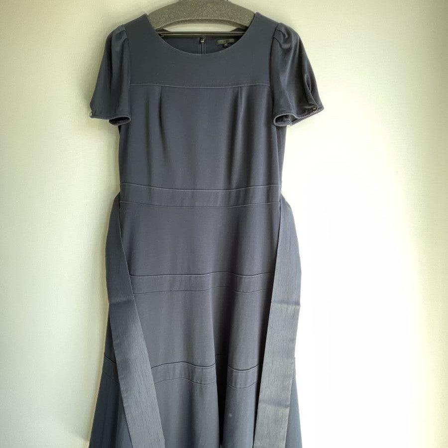 スーピマコットンポンチドレス(Lサイズ／ネイビー／TO BE CHIC(トゥービーシック))USED