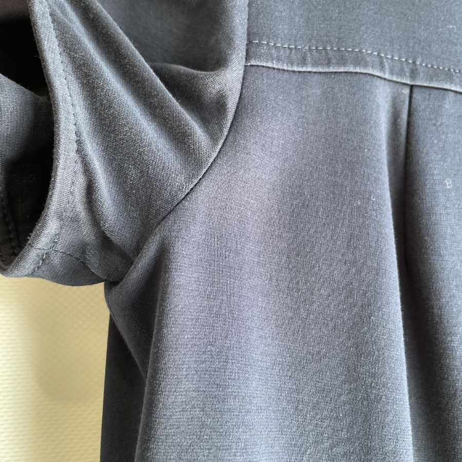 スーピマコットンポンチドレス(Mサイズ／ネイビー／TO BE CHIC(トゥービーシック))USED