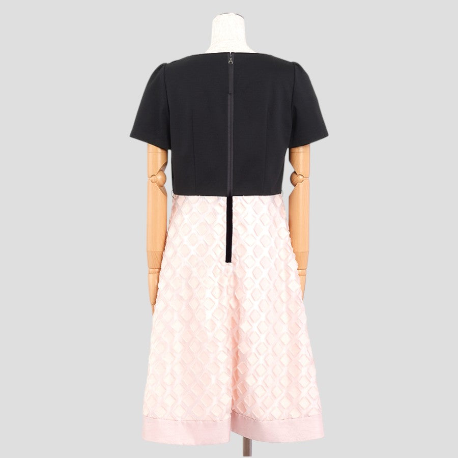 スクエアシフォンワンピース(Mサイズ／ピンク／TO BE CHIC(トゥービーシック))USED