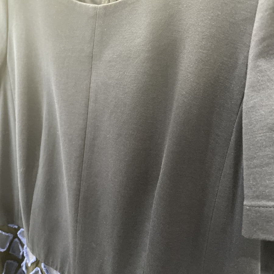 スクエアシフォンワンピース(Lサイズ／ネイビー／TO BE CHIC(トゥービーシック))USED