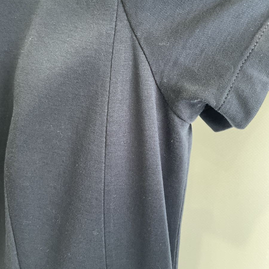 スクエアシフォンワンピース(Lサイズ／ネイビー／TO BE CHIC(トゥービーシック))USED