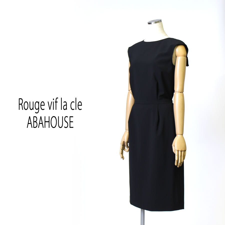 バックフリル ワンピース(Mサイズ／ブラック／Rouge vif la cle(ルージュ・ヴィフ ラクレ))USED