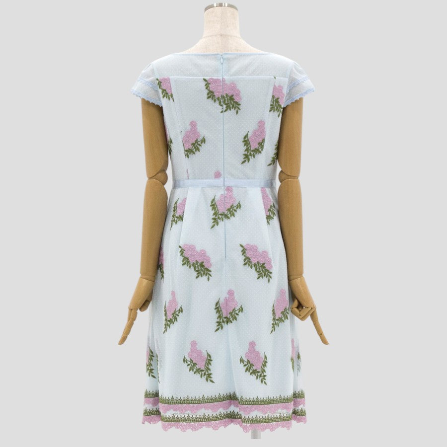 JASMINE ドレス(Sサイズ／ブルー・水色／TOCCA(トッカ))USED