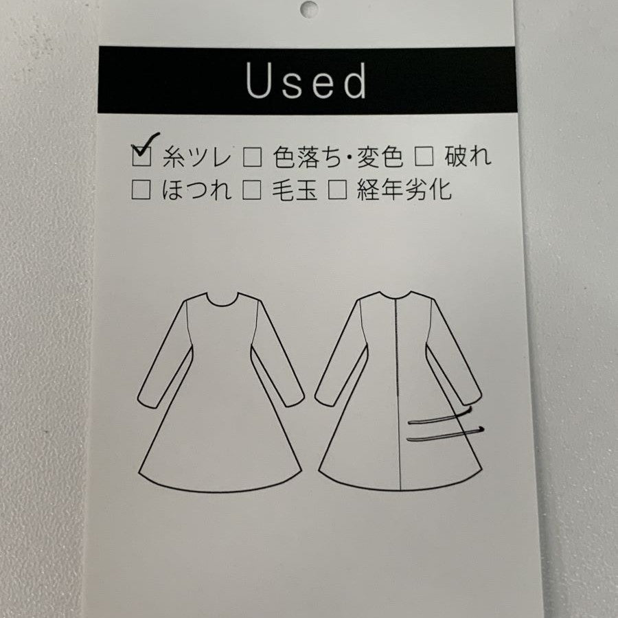 ヴィンテージダリアワンピース(Lサイズ／ネイビー／AMACA(アマカ))USED