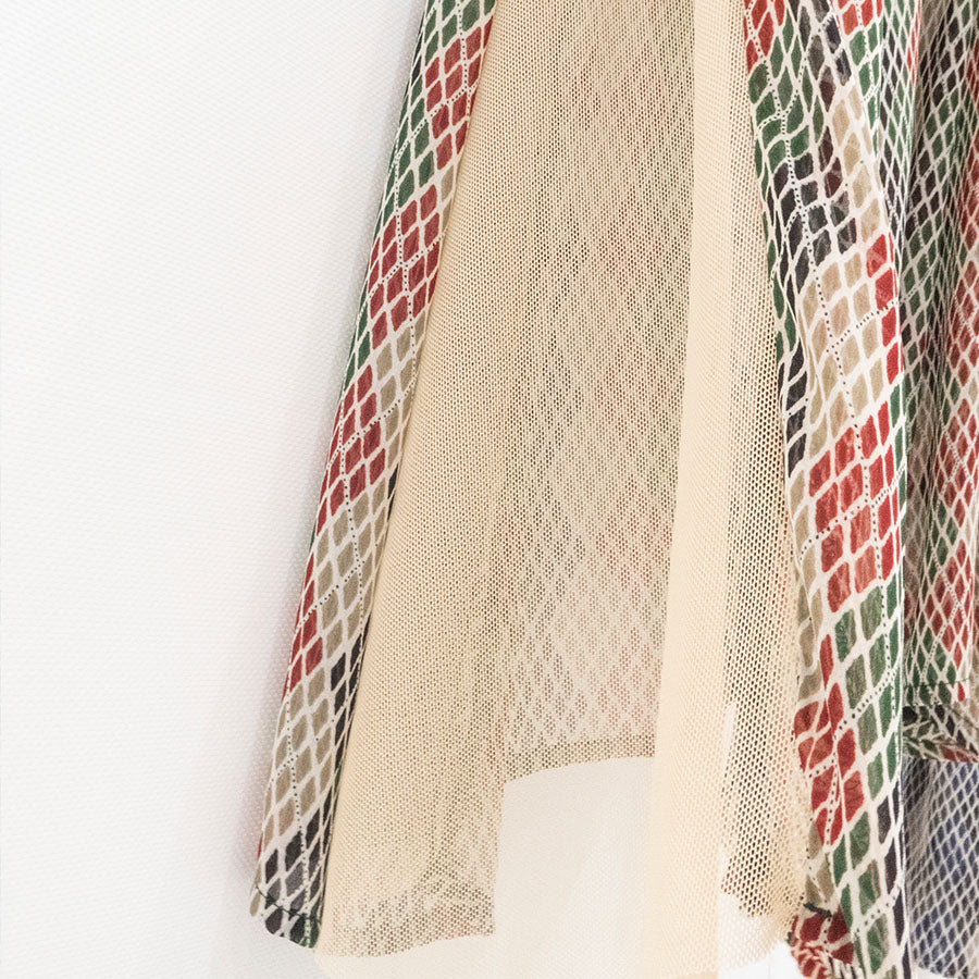 エキゾチックフレアーブラウス＆イージーパンツ(Mサイズ／グリーン／Radicle(ラディカル))USED