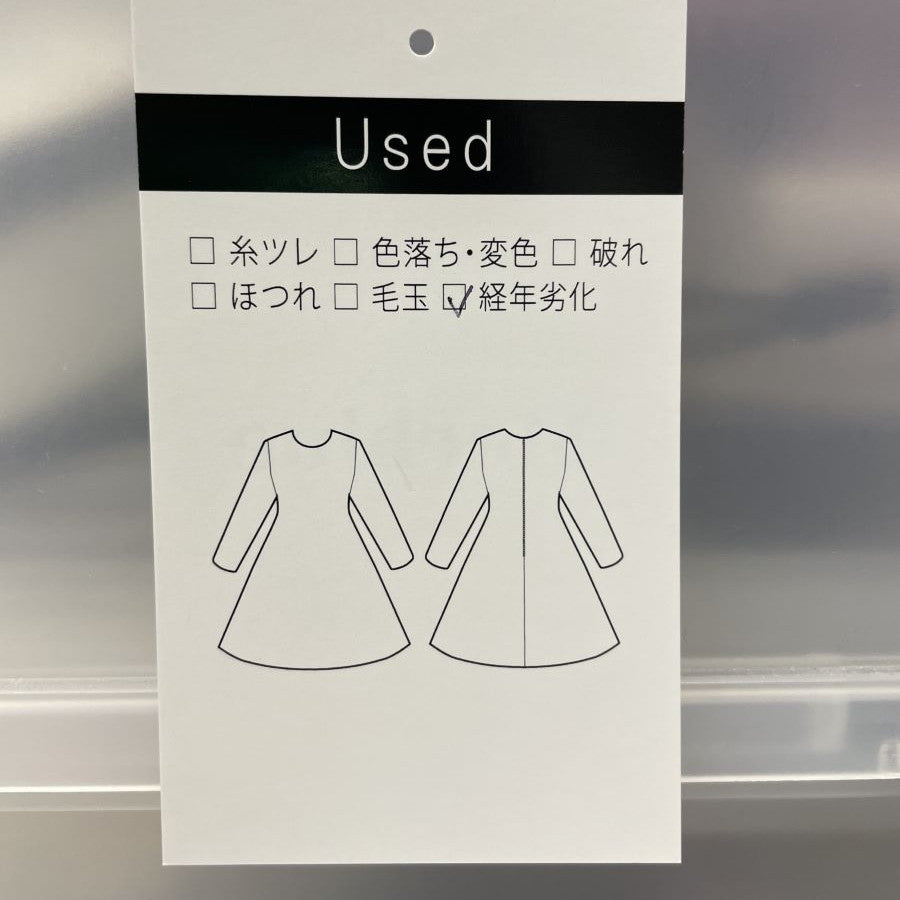 レース使いロングワンピースドレス(Mサイズ／ネイビー／trattoria(トラットリア))USED