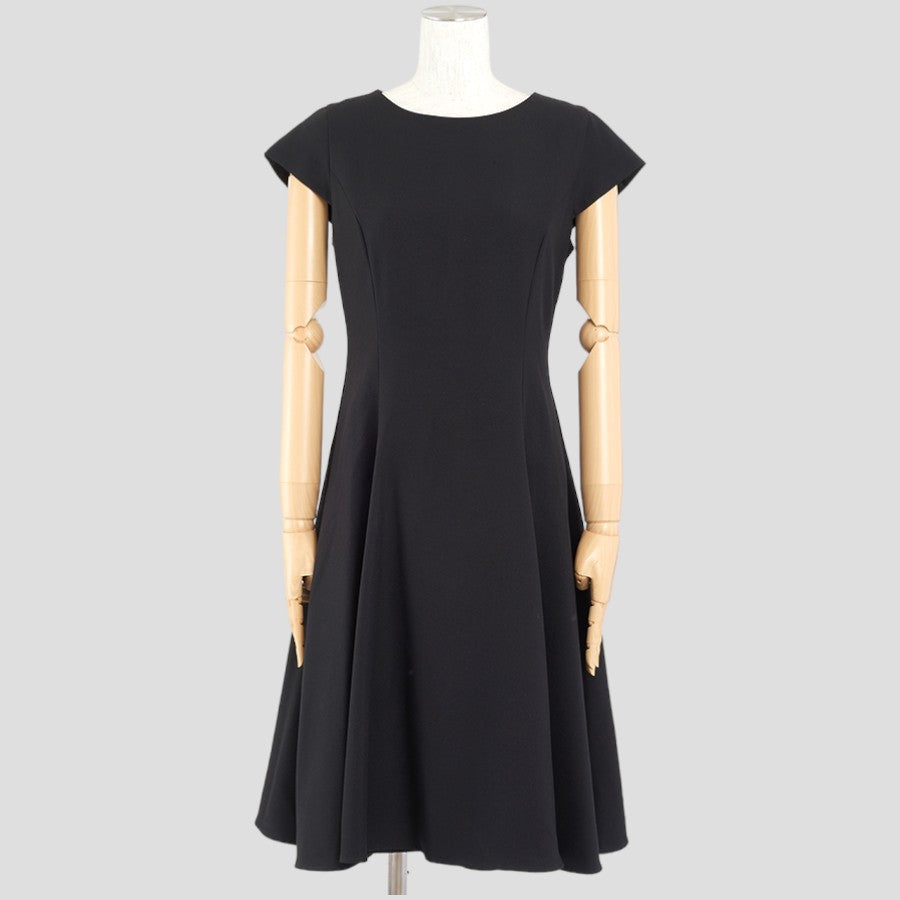 【セットアップ】ツイードテーラードジャケット&フレアワンピース(Mサイズ／ブラック／GIRL(ガール))