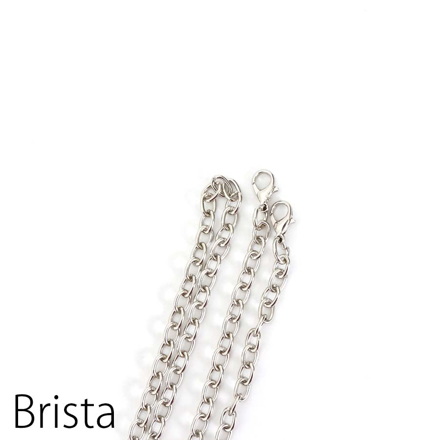 ハンドバッグ(Fサイズ／シルバー／Brista(ブリスタ))