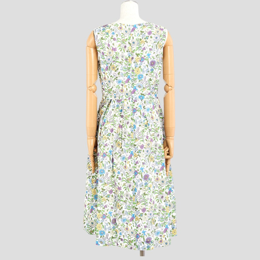 麻混ノースリーブワンピース(Sサイズ／その他／Otto(オットー))USED