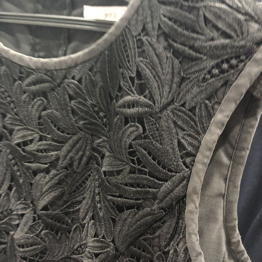 総レースワンピース(Mサイズ／ブラック／IVISUTO(イヴィスト))USED