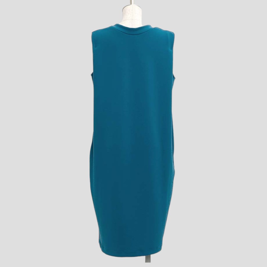 Vネックノースリーブワンピース(Fサイズ／ブルー・水色／Verseau(ヴェルソー))