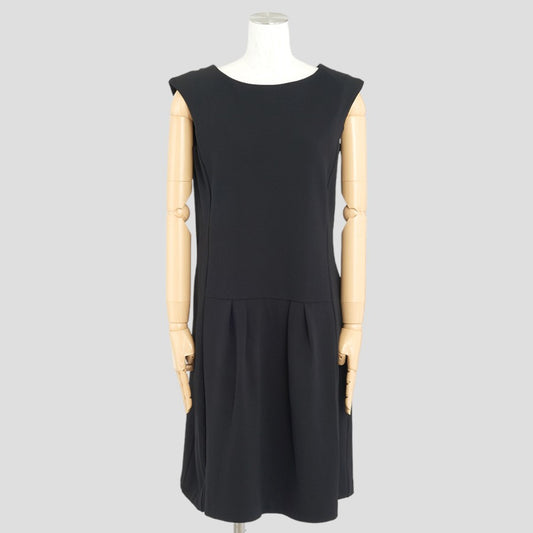 クレープカットソー・ワンピース(Sサイズ／ブラック／DoCLASSE(ドゥクラッセ))USED