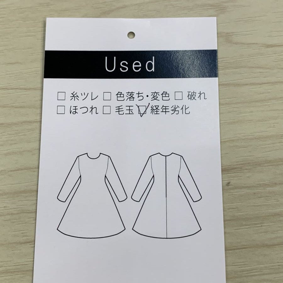 クレープカットソー・ワンピース(Mサイズ／ブラック／DoCLASSE(ドゥクラッセ)),夏,USED