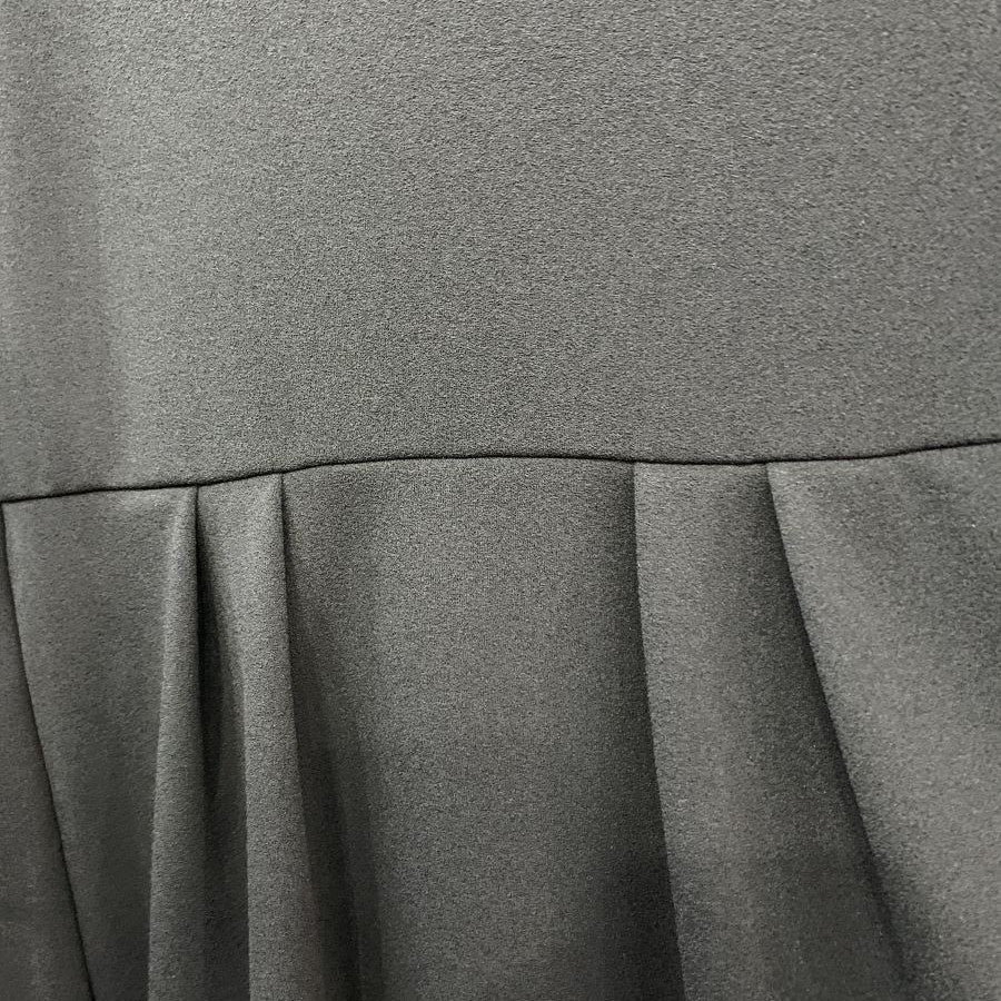 クレープカットソー・ワンピース(Mサイズ／ブラック／DoCLASSE(ドゥクラッセ))USED