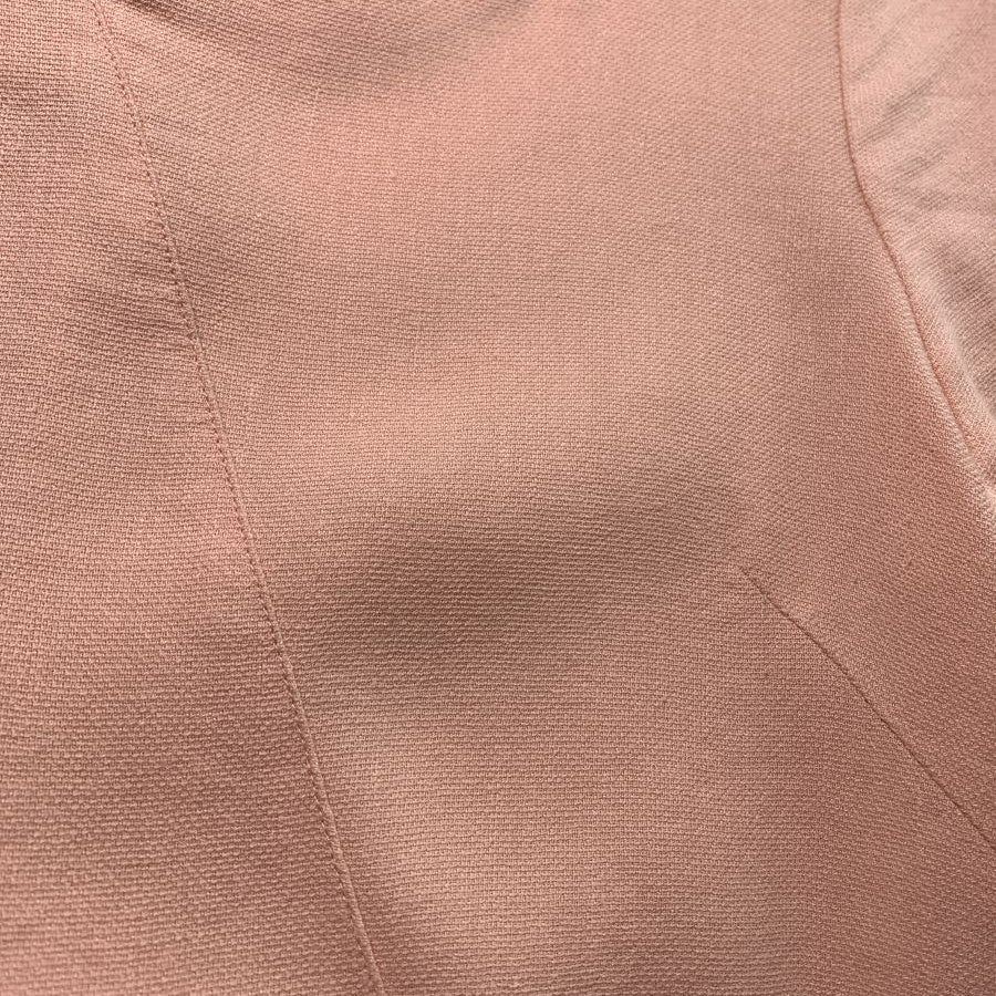 ストレッチリネン・カッティングワンピース(Mサイズ／ピンク／DoCLASSE(ドゥクラッセ))USED