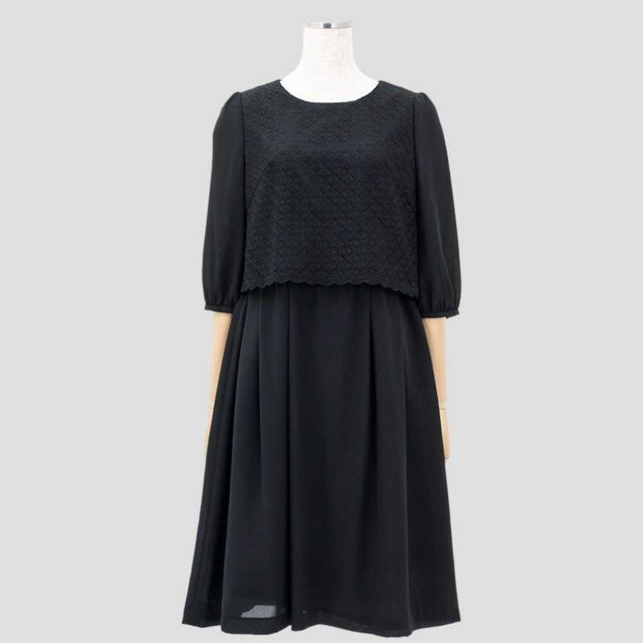 ワンピース(Lサイズ／ブラック／DressDeco(ドレスデコ))USED