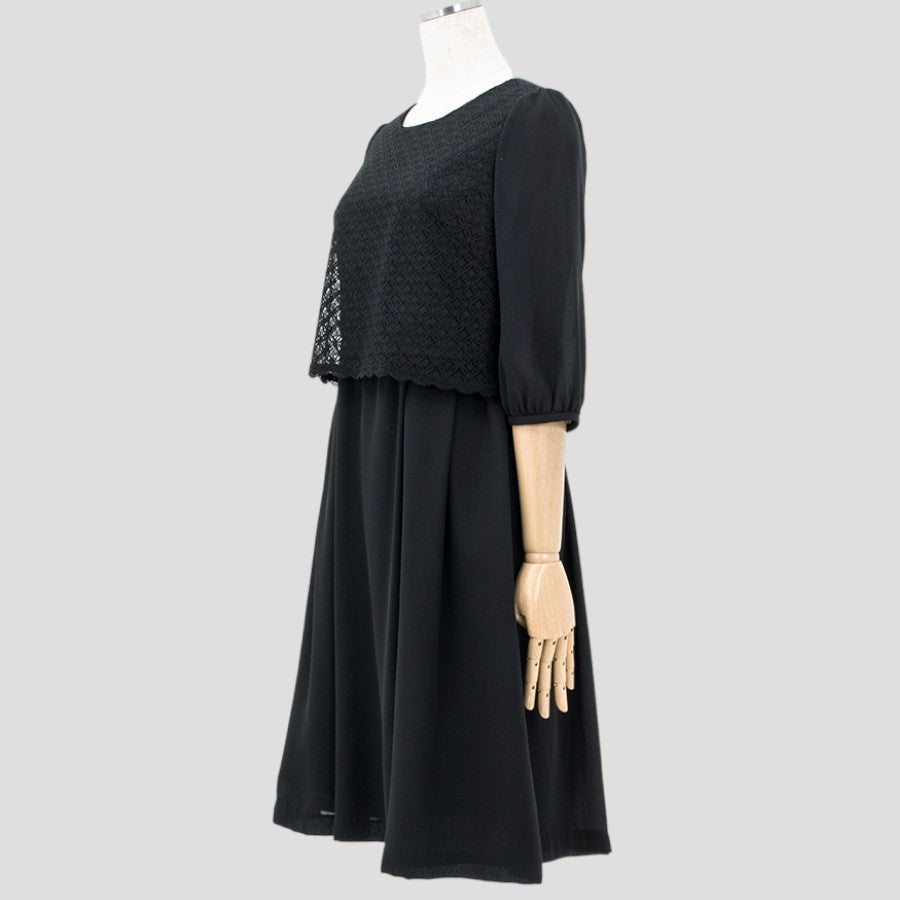 ワンピース(Lサイズ／ブラック／DressDeco(ドレスデコ))USED