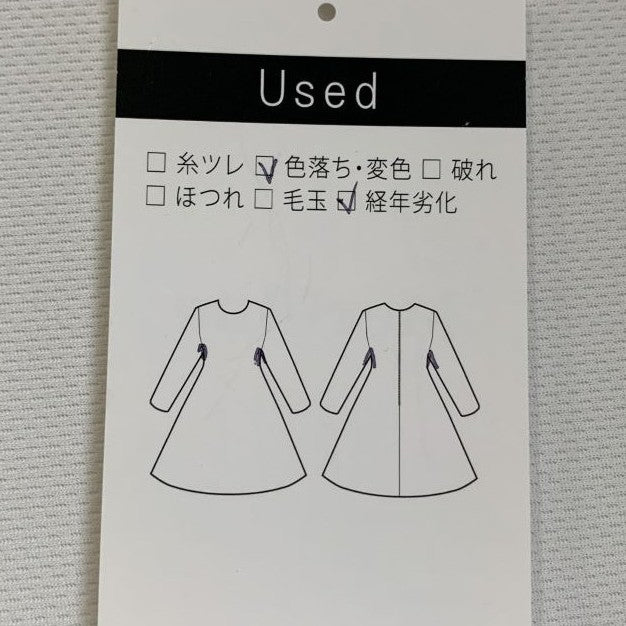 フラワープリントワンピース(Lサイズ／ネイビー／SiVPURE(シヴプレ))USED
