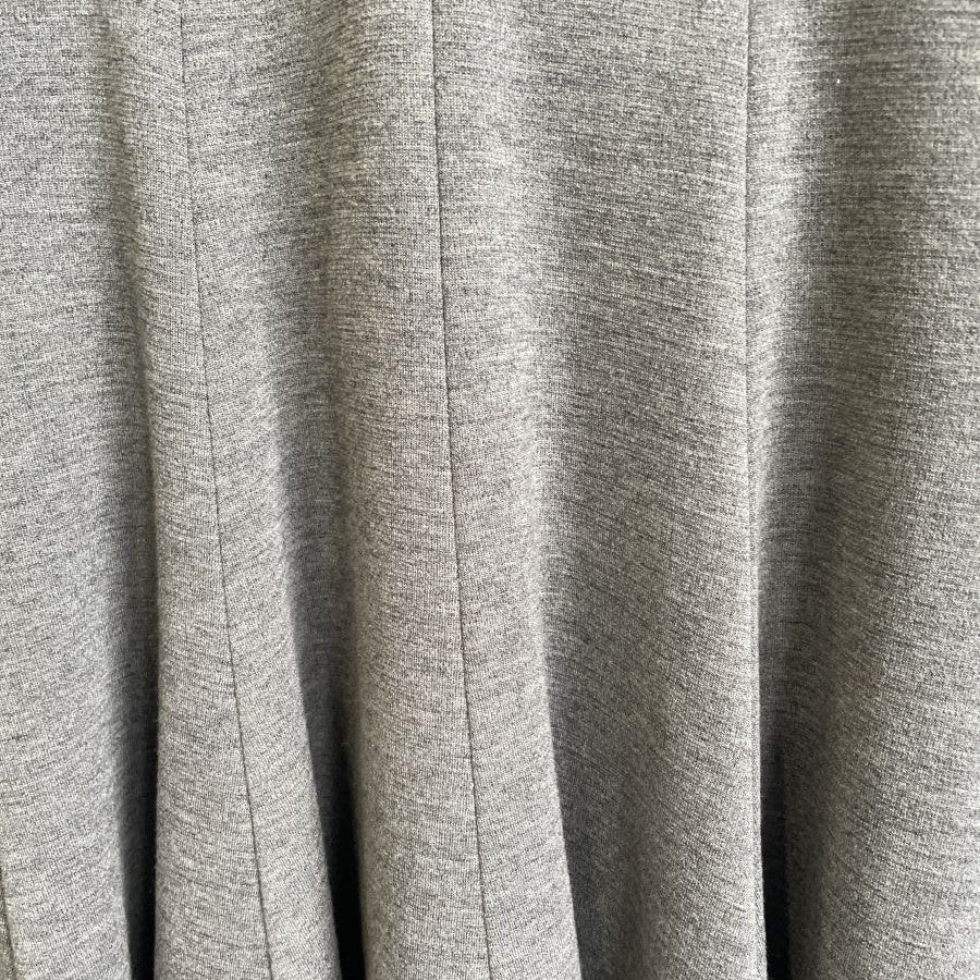 パイピングワンピース(Mサイズ／グレー／mila schon(ミラ・ショーン))