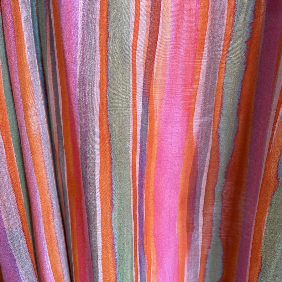 マルチストライプワンピース(Mサイズ／ピンク／mila schon(ミラ・ショーン)),春,夏,USED