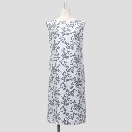 リーフデザインワンピース(Mサイズ／グレー／chousonnette(シューソネット))USED