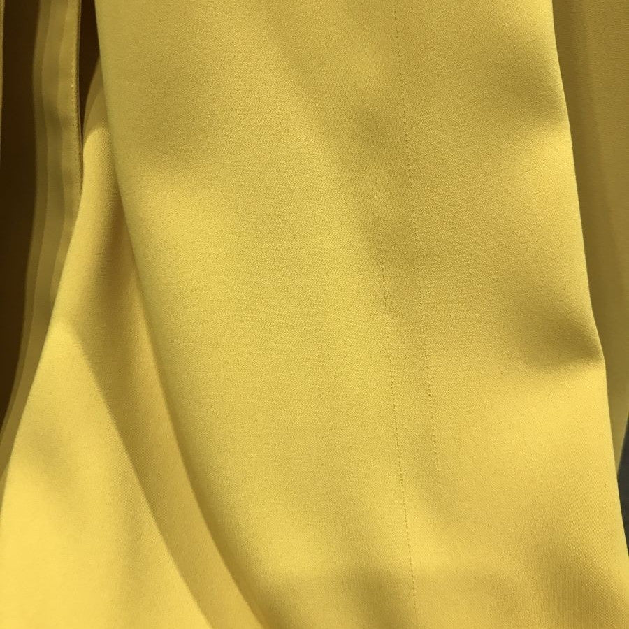 タックデザイン ロングワンピース(Mサイズ／イエロー／chousonnette(シューソネット))USED