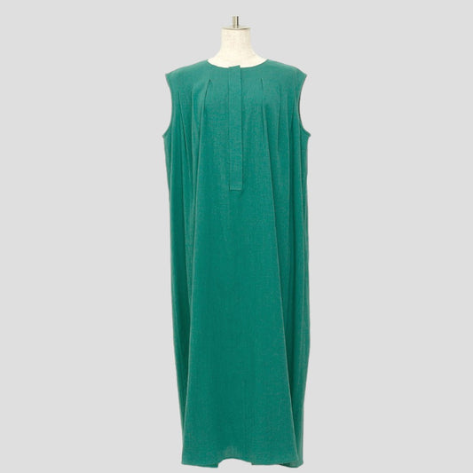 前ボタンあきワンピース(XLサイズ／グリーン／R.Deux(アールドゥ))USED