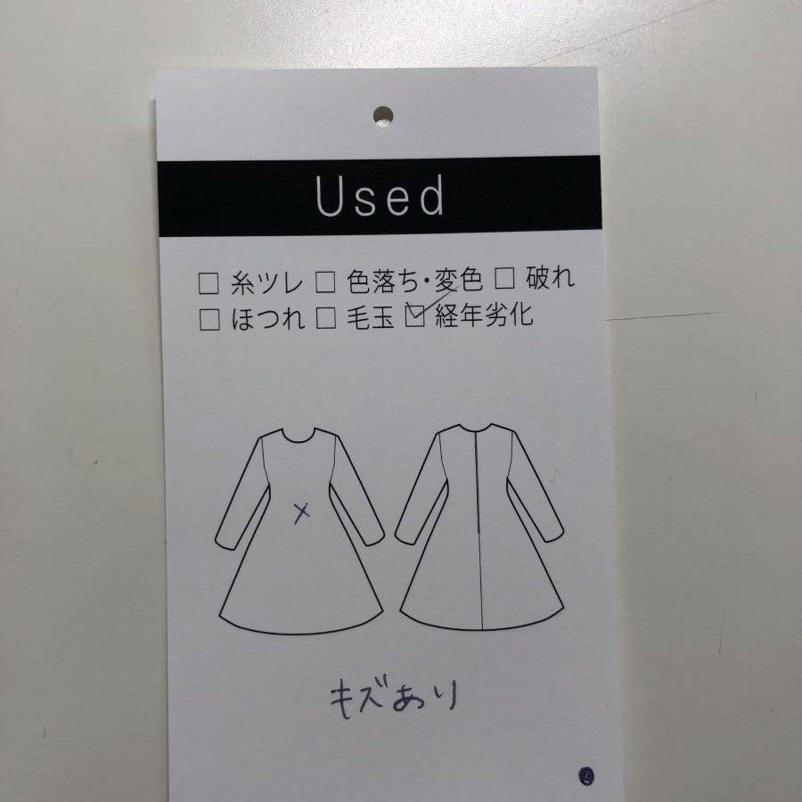 異素材ドッキングワンピース(Mサイズ／ホワイト／REGENCE(レジァンス))USED