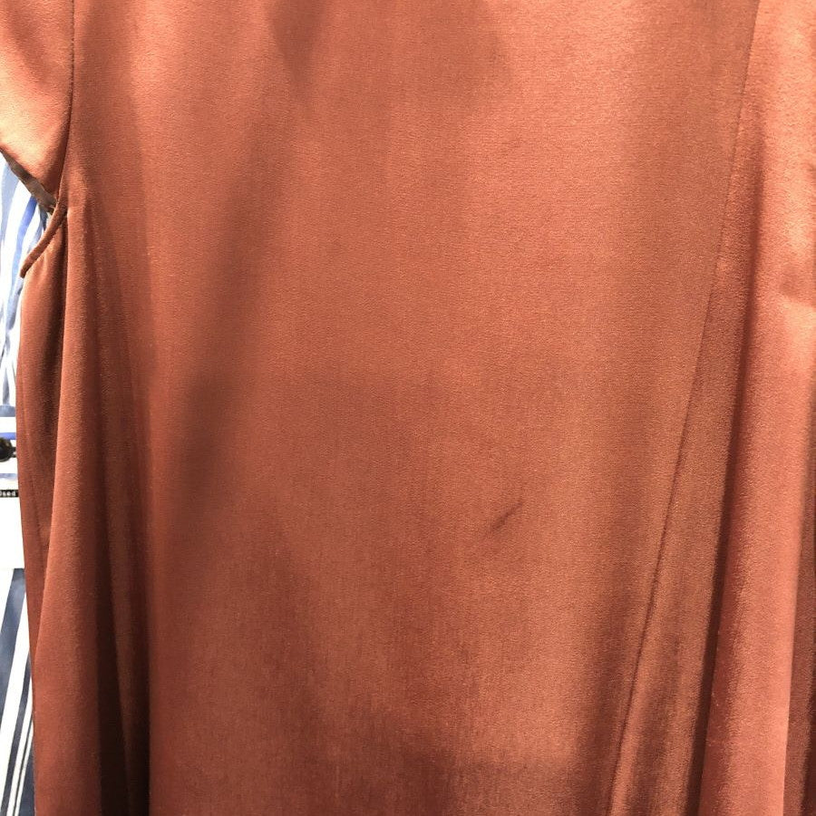 アシンメトリータックワンピース(Mサイズ／オレンジ／BEAMS HEART(ビームス ハート)),春,夏,秋,USED