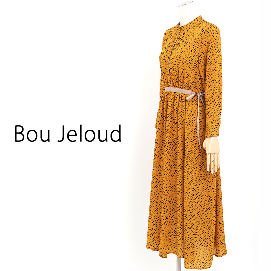 サイドリボンワンピース(Mサイズ／イエロー／Bou Jeloud(ブージュルード))