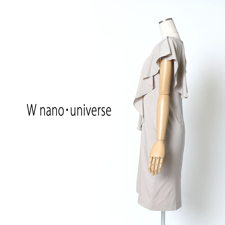 FO デシン 3wayワンピース(Sサイズ／グレー／nano･universe( ウィメンズ ナノユニバース))