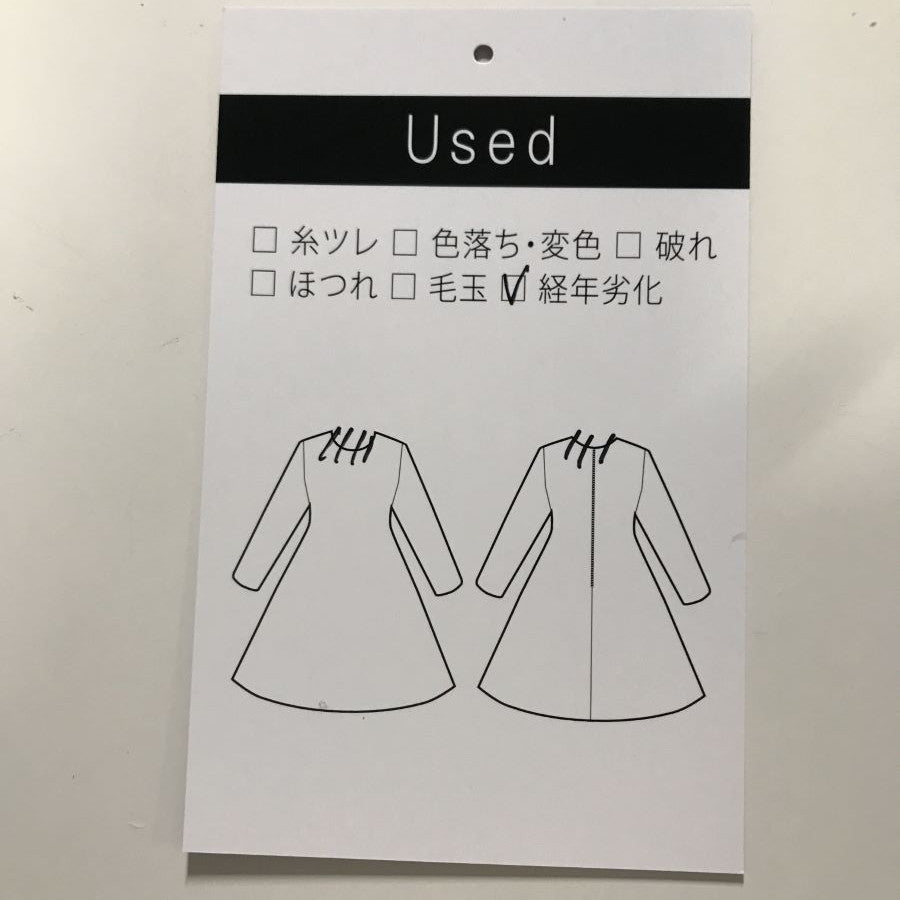 カラーラメツイード×レースワンピース(Mサイズ／ネイビー／ANAYI(アナイ))