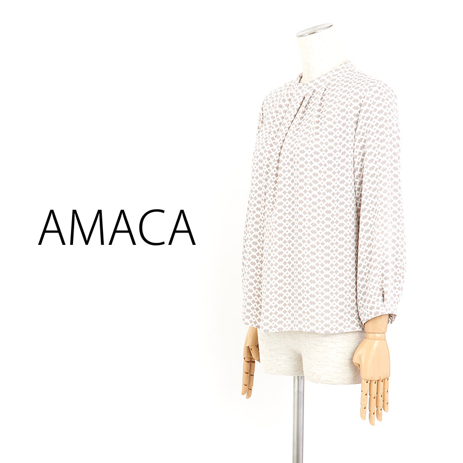 モノトーンジオメトリーセットアップ(Lサイズ／グレー／AMACA(アマカ))