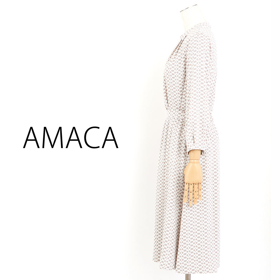 モノトーンジオメトリーセットアップ(Lサイズ／グレー／AMACA(アマカ))