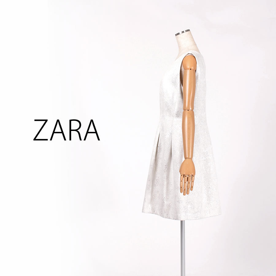 メタリックOP(XLサイズ／ホワイト／ZARA(ザラ))