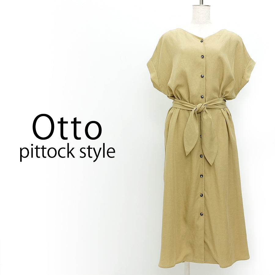 ２ＷＡＹワンピース(Mサイズ／グリーン／Otto pittock style(オットー ピトックスタイル))